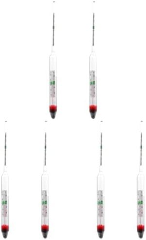 Akvarie hydrometre |   6 Stk Areometer Fisketank Hydrometer Akvarium Hydrometer