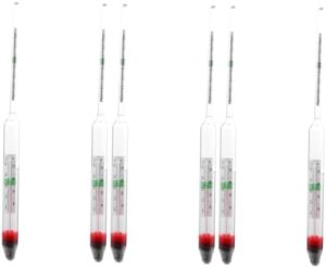 Akvarie hydrometre |   6 stk. Hydrometer Fisketank Areometer Akvarium Areometer