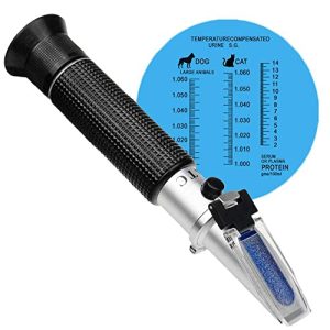 Akvarie hydrometre |   Klinisk Refraktometer Veterinær Håndholdt Refraktometer Vet Veterinær Medicin Rhc-3 Serum Protein Urin Densitet Til Kæledyr Hund (Store Dyr) Og Kat