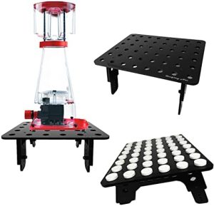 Akvarieborde |   Koraller Frag Rack Stativ/Skimmer Stativ/Multi Funktion Stativ (9″ X 7″ Sort / 3 Frags)