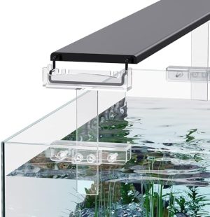 Akvarielamper |   Akvarielampe Stativ, Justerbart Akryl Fisketank LED Lys Stativ Til Rammetanke, Akvarielampe Holder Ophængs Sæt Til Bredde 2,5″-4,4″ Lys Med Udtakbart Beslag – 2 Stk (3Cm Bred)