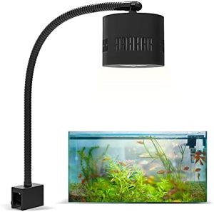 Akvarielamper |   Led Akvarielys, Fjernbetjening 80W Plantefisketanklys Asta120 Klemmeklipslampe til ferskvandsrefugium Alger Fisketank med Gåsehal (F120 80W Ferskvand)