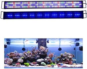 Akvarielamper |   Opgraderet Akvariebelysning LED Fuldspektrum 60-72 Tommer Lygte til Sødvand Marine Planter 150-180 Cm Multifarvet Dekorationslys