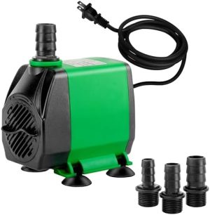 Akvariepumper og filtre |   10Ft Høj Løft 800Gph 24W Vandpumpe til Vandbord (3000L/H) Med 3 Dyser, Perfekt Til Fisketank, Dam, Akvarium, Statuette, Hydroponik, Springvand, Grøn