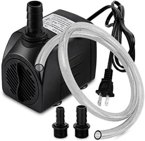 Akvariepumper og filtre |   400Gph Nedsænket Vandpumpe Med 5 Ft Slange, 25W Holdbar Springvandspumpe Til Dam Springvand, Akvarier Fisketank, Statuar, Hydroponics