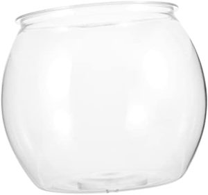 Akvarier og fiskeskåle |   Fisk Vase Skål Fisketank Transparent Guldfisk Skål Ornament Tank Rund Plastik Kontor Terrarium Terrarium Skål