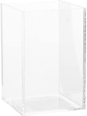 Akvarier og fiskeskåle |   Ipetboom 1Pc Lille Fiskeakvarium, Akryl Akvarium Fiskeakvarium Klar Betta Fiskeakvarium Rimless Nano Akvarier Fiskeskål Til Akvarieudstyr, 6.5X6.5X1Cm