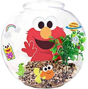 Akvarier og fiskeskåle |   Officielt Licenseret Sesame Street Elmo’s World Fiskeskål Sæt â En Fantastisk Måde At Lære Unge Begyndere At Vedligeholde Og Tage Sig Af Et Akvarium