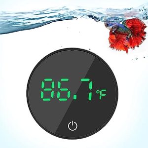 Akvarietermometre |   Akvarietermometer Genopladeligt Digitalt LED Display Fisketank Termometer HD Måling Præcis Akvarietemperatur Â±0,9Â°F Egnet Til Sød- Og Saltvandsakvarier