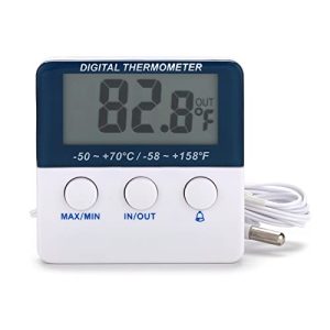 Akvarietermometre |   Akvariumstermometer Digitalt Akvarium Detektorer Alarmfunktion Fishtestermometer Præcist LCD-display