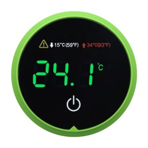 Akvarietermometre |   Fishtank Digital Termometer Digital Akvarium Termometer LED Display Klæbende Fishtank Termometer Standard Hi/Lo Alarm Trådløs Tank Temperatur Sensor Med LED Touch Skærm