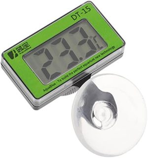 Akvarietermometre |   Fishtank Hygrometer Temperaturmåler Tilbehør Fishtank Display Termometer Indendørs Termometer Fishtank Tilbehør Digital Akvarium Termometer Mini Fishtank Termometer