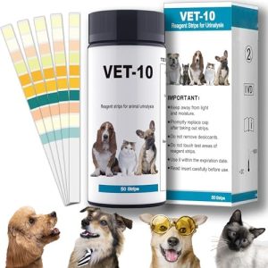 Akvarietest sæt |   1-i-1 Hund & Kat Urin Teststrimler Til Hunde – 5Ct Hund & Kat UTI Test Kit, UTI Teststrimler Til Hunde, Katte & Dyrlæger | Nem At Bruge Til Hurtig & Præcis Testning For At Håndtere Dyrs UTI & Sundhed Derhjemme