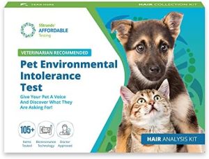 Akvarietest sæt |   Kæledyrs Miljøintolerance Test, 105 Testede Elementer, Hjemme Sensitivitets Test For Hunde & Katte, Resultater På 7 Dage, Virker For Alle Aldre & Racer – Stoffer, Græs, Træer, Uld, Pollen