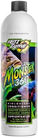 Akvarievandbehandlinger |   Aquatics 75016 zyme Monster 360 Koncentreret Biologisk Betingelse til Ferskvandsakvarier, 16-Ounce