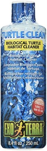 Akvarievandbehandlinger |   Exo Terra Turtle Clean Biologisk Skildpadde Habitat Rengøringsmiddel, 25 Ml