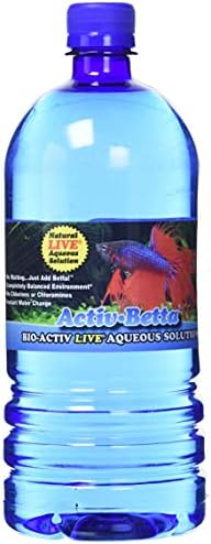 Akvarievandbehandlinger |   Worldwide Imports Bio-Activ Betta Vand til Akvariedekoration – 1 liter, Premium Vandbehandler til Betta Fisketanke, Forbedrer Vandkvalitet og Akvatisk Sundhed