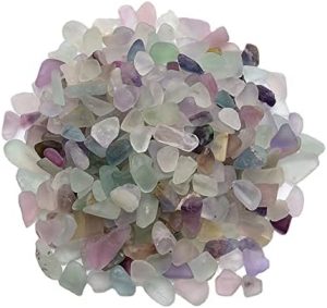 Akvariumsubstrat |   2 Gram Dekorative Fluorit Tumbled Chips Sten Naturlige Krystal Pebbles Uregelmæssige Kvarts Sten Akvarium Grus Til Fisketank Vase Fyldstoffer