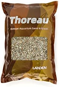 Akvariumsubstrat |   Thoreau Akvariesand til Akvarielandskab 2L (7Lbs), Fisketank Grus, Ãrtesand til Landskabspleje, Groft Sand til Planter, Akvarie Granitsand, Dekorativt Sand til Fisketank, 2-3Mm