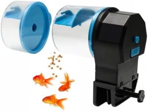 Automatiske fodermaskiner |   Automatisk Fiskefoder, 21 & 1Ml Fiskefoder, Automatisk Dispenser, 8/12/24 Timer Fisk Batteridrevet Foder Feriefoder til Fisketank, Akvarium & Dam