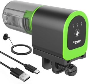 Automatiske fodermaskiner |   Automatisk Fiskefoder Til Akvarium: Lille USB Genopladelig Ferie Auto Fiskefodermaskine Med Timer