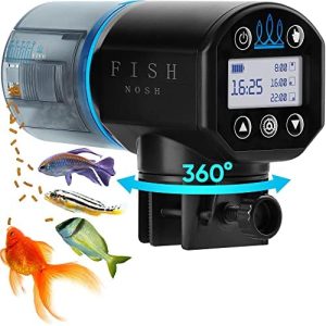 Automatiske fodermaskiner |   Fishnosh Automatisk Fiskefoder Til Akvarium – Ny Generation 224, Automatisk Foderdispenser Med Timer Til Små Tanker, Store Akvarier & Damme