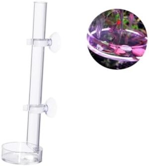 Automatiske fodermaskiner |   Fiskefodringsring Klare Madbakker Reje Fodringsskål Transparent Foderbakke Tank Akryl Reje Mad Krabbe Holder En Tallerken Neocaridina Automatisk Fisk Betta Reje Foder Akvarium