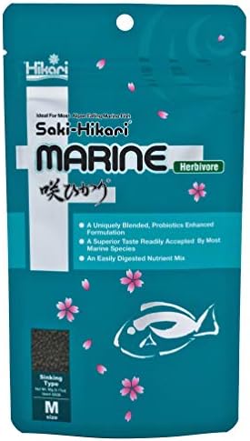 Mad |   042221 Marine Herbivore Medium Sinking Pellets Marine Fish Food, One Size