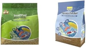 Mad |   Tetrapond Guldfisk & Koi Foder Bundle – Dam Stænger 3 kg & Forår og Efterår Kost 1,7 kg